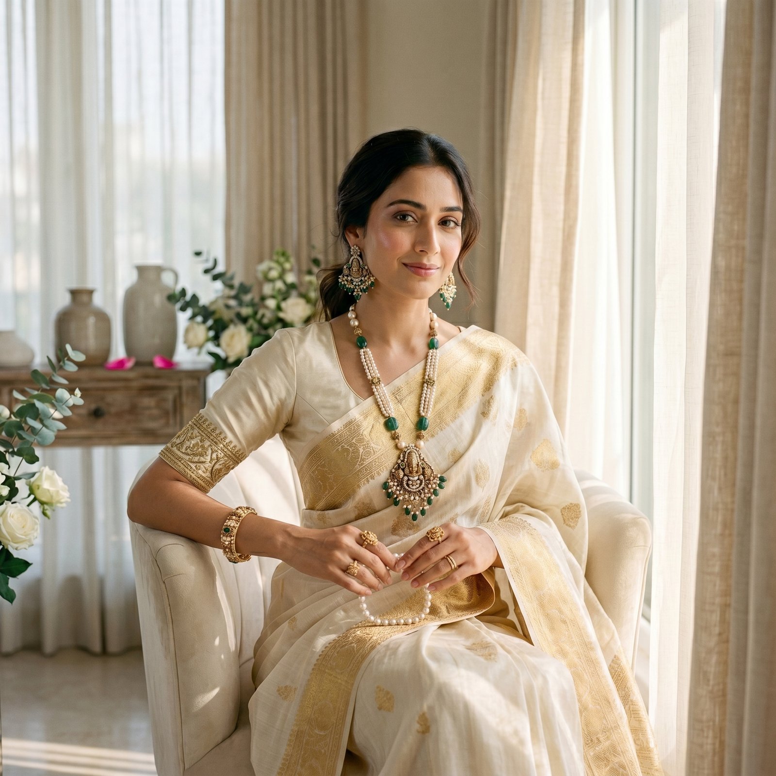 Elegant pearl jewellery collection for women by Avadhara